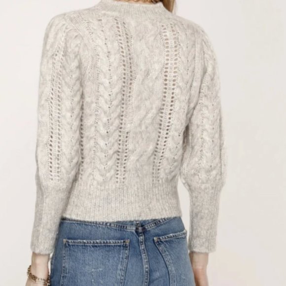 Heartloom - The Claire Sweater - Grey - XS - Picture 3 of 3